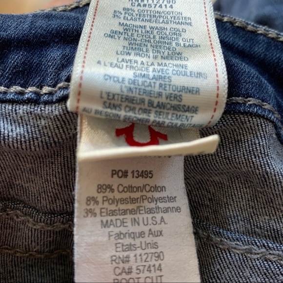 True religion boot cut women jeans size 28/30 - Picture 10 of 12